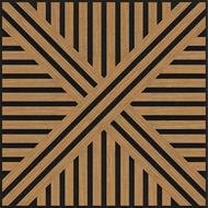 Mexen Linea 05 acoustic wall panel 60 x 60 cm (4pcs), felt 9 mm, technical veneer, Oak Classic - S110-60607-05-041