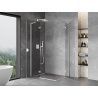 Mexen Mist-H L Duo Left-Hinged Shower Cabin 110 x 100 cm, Clear, White - 8A5L-110L-100P-20-00
