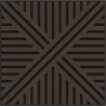 Mexen Linea 05 Acoustic Wall Panel 60 x 60 cm (4 pcs), 9 mm Felt, Technical Veneer, Mocca Oak - S110-60607-05-045