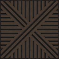 Mexen Linea 05 Acoustic Wall Panel 60 x 60 cm (4 pcs), 9 mm Felt, Technical Veneer, Mocca Oak - S110-60607-05-045