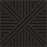 Mexen Linea 05 acoustic wall panel 60 x 60 cm (4 pcs), 9 mm felt, technical veneer, Black Oak - S110-60607-05-046