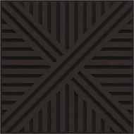 Mexen Linea 05 acoustic wall panel 60 x 60 cm (4 pcs), 9 mm felt, technical veneer, Black Oak - S110-60607-05-046