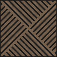 Mexen Linea 08 acoustic wall panel 60 x 60 cm (4pcs), 9 mm felt, technical veneer, Dark Walnut - S110-60607-08-044