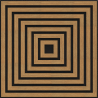Mexen Linea 13 acoustic wall panel 60 x 60 cm (4 pcs), 9 mm felt, technical veneer, Classic Oak - S110-60607-13-041