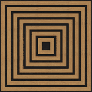 Mexen Linea 13 acoustic wall panel 60 x 60 cm (4 pcs), 9 mm felt, technical veneer, Classic Oak - S110-60607-13-041