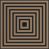 Mexen Linea 13 acoustic wall panel 60 x 60 cm (4 pcs), 9 mm felt, technical veneer, Light Walnut - S110-60607-13-047