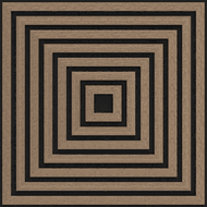 Mexen Linea 13 acoustic wall panel 60 x 60 cm (4 pcs), 9 mm felt, technical veneer, Light Walnut - S110-60607-13-047