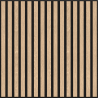 Mexen Linea 15 acoustic wall panel 60 x 60 cm (4 pieces), 9 mm felt, technical veneer, Bleached Oak - S110-60607-15-040