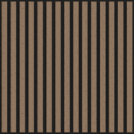 Mexen Linea 15 acoustic wall panel 60 x 60 cm (4 pcs), 9 mm felt, technical veneer, Light Walnut - S110-60607-15-047
