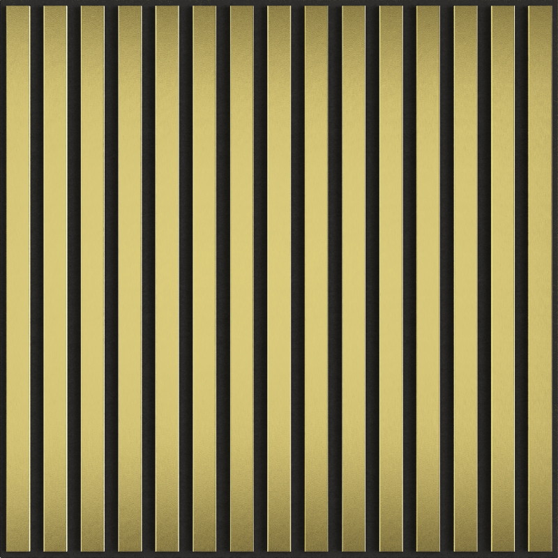 Mexen Linea 15 acoustic wall panel 60 x 60 cm (4 pcs), 9 mm felt, technical veneer, Gold - S110-60607-15-057