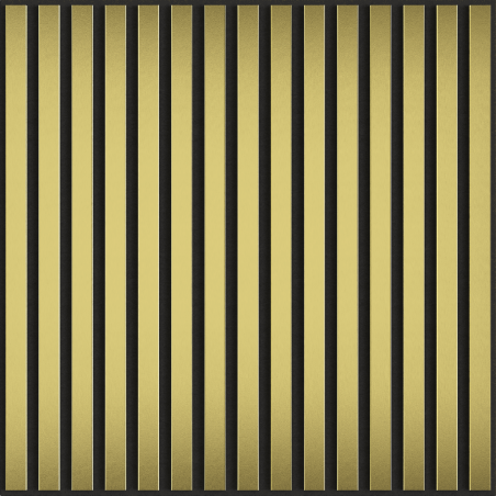 Mexen Linea 15 acoustic wall panel 60 x 60 cm (4 pcs), 9 mm felt, technical veneer, Gold - S110-60607-15-057