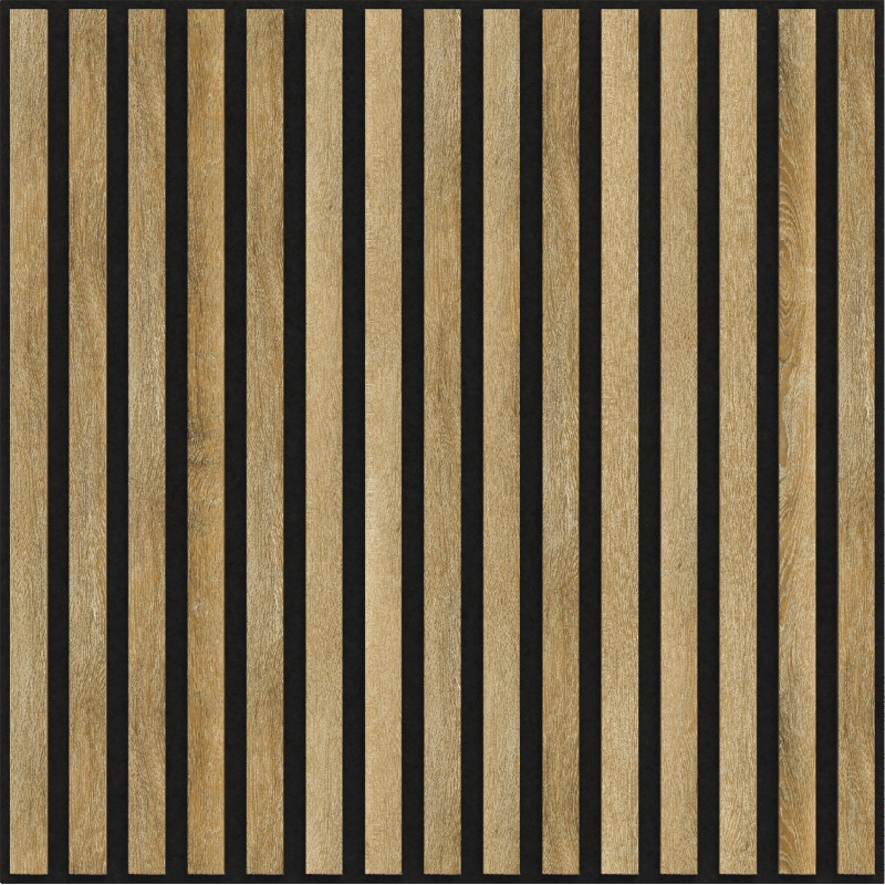 Mexen Linea 15 acoustic wall panel 60 x 60 cm (4 pcs), 9 mm felt, technical veneer, Honey Oak - S110-60607-15-066