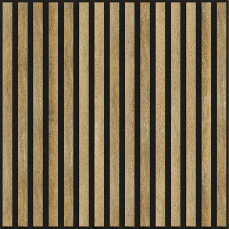 Mexen Linea 15 acoustic wall panel 60 x 60 cm (4 pcs), 9 mm felt, technical veneer, Honey Oak - S110-60607-15-066