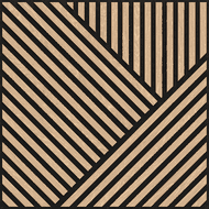 Mexen Linea 25 acoustic wall panel 60 x 60 cm (4 pcs.), 9 mm felt, technical veneer, Bleached Oak - S110-60607-25-040