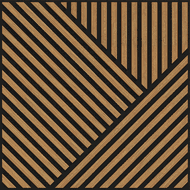 Mexen Linea 25 acoustic wall panel 60 x 60 cm (4 pcs), 9 mm felt, technical veneer, Classic Oak - S110-60607-25-041