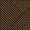 Mexen Linea 25 acoustic wall panel 60 x 60 cm (4 pcs), 9 mm felt, technical veneer, Natural Oak - S110-60607-25-042