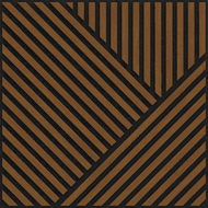 Mexen Linea 25 acoustic wall panel 60 x 60 cm (4 pcs), 9 mm felt, technical veneer, Natural Oak - S110-60607-25-042