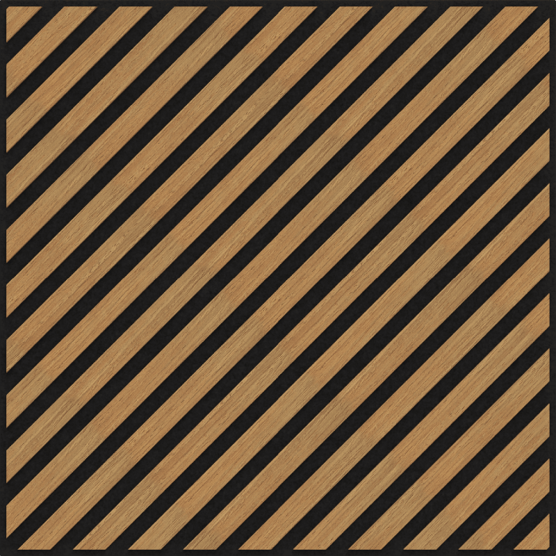 Mexen Lam-B Wall Slats 275 x 30 cm, 4 mm HDF Board, Technical Veneer, Sand Oak - S100-275307-3015-001