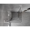 Mexen Mist-H L Duo Swing Shower Enclosure 110 x 110 cm, Transparent, White - 8A5L-110L-110P-20-00