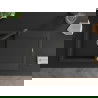Mexen Leo 1-compartment granite sink with a drip tray and kitchen mixer tap Duero, Black - 6501-77-671600-70