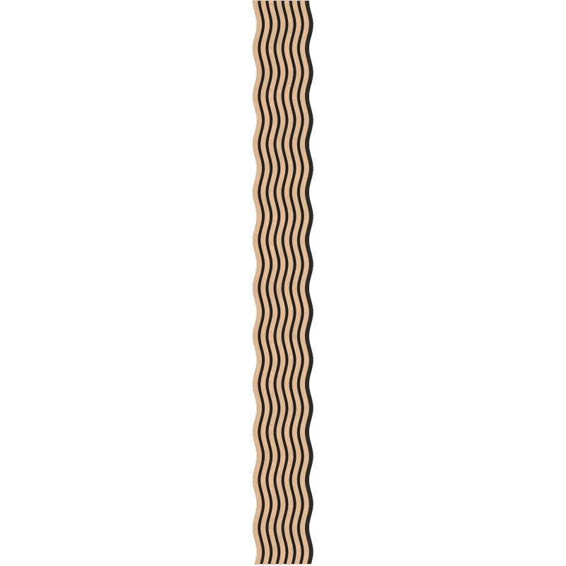 Mexen Lam-SF 01 acoustic wall slats 280 x 30 cm, 9 mm felt, technical veneer, Bleached Oak - S106-280-01-040
