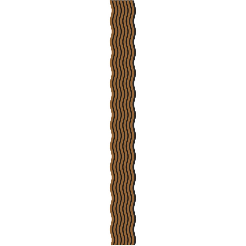 Mexen Lam-SF 01 acoustic wall slats 280 x 30 cm, 9 mm felt, technical veneer, Natural Oak - S106-280-01-042