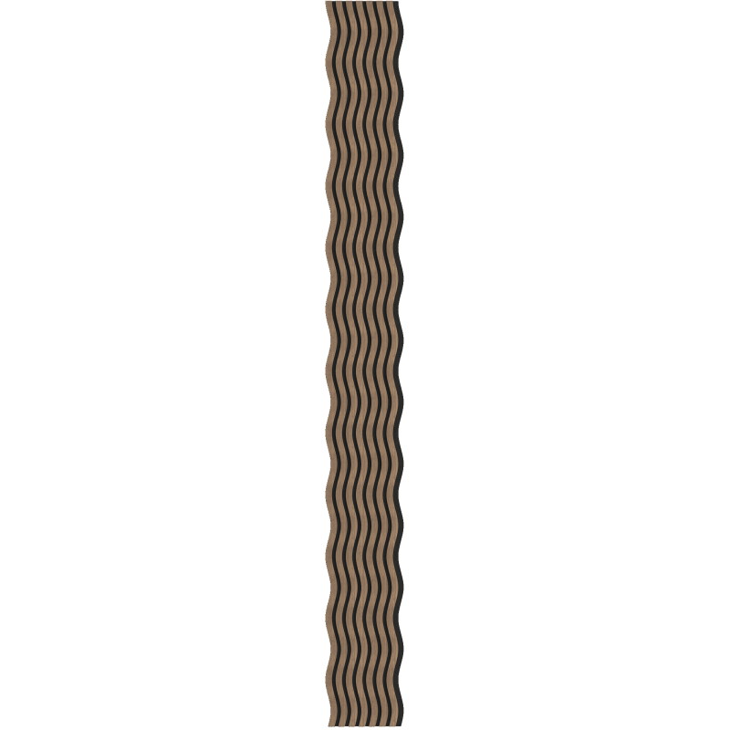 Mexen Lam-SF 01 acoustic wall slats 280 x 30 cm, 9 mm felt, technical veneer, Dark Walnut - S106-280-01-044