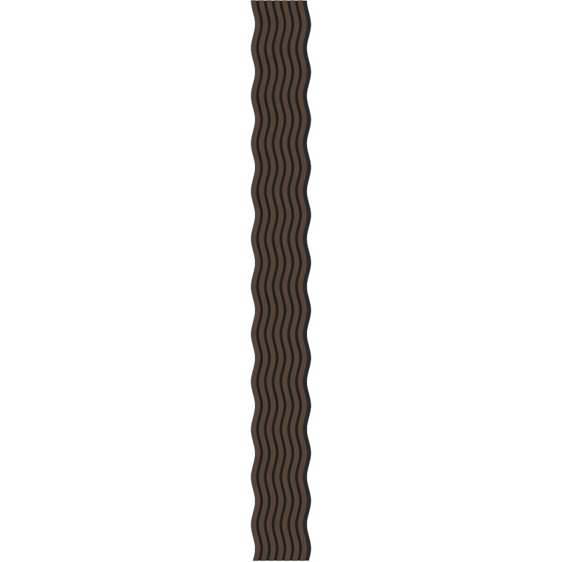 Mexen Lam-SF 01 acoustic wall slats 280 x 30 cm, 9 mm felt, technical veneer, Mocca Oak - S106-280-01-045