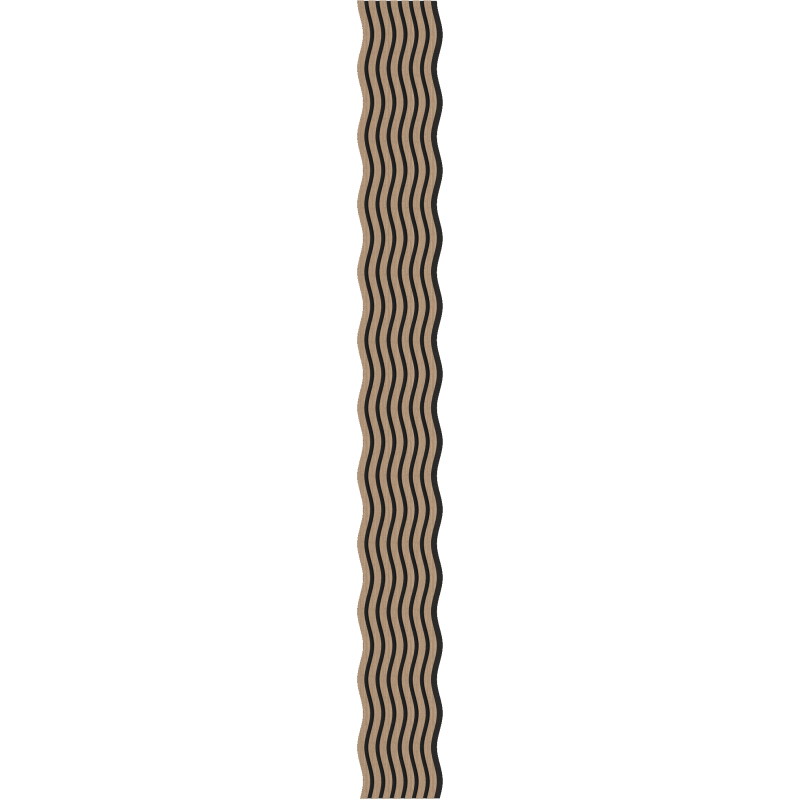 Mexen Lam-SF 01 acoustic wall slats 280 x 30 cm, felt 9 mm, technical veneer, Light Walnut - S106-280-01-047