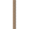Mexen Lam-SF 01 Lam-SF 26 Acoustic Wall Slats 280 x 30 cm, 9 mm Felt, Technical Veneer, Bleached Oak - S106-280-26-040
