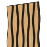 Mexen Lam-SF 01 Lam-SF 26 Acoustic Wall Slats 280 x 30 cm, 9 mm Felt, Technical Veneer, Classic Oak - S106-280-26-041