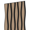 Mexen Lam-SF 01 Lam-SF 26 Acoustic Wall Slats 280 x 30 cm, 9 mm Felt, Technical Veneer, Light Walnut - S106-280-26-047