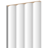 Mexen Strito 01 Strio 01 Fluted Wall Panels 280 x 14.5 cm (2 pieces), White - S120-280-01-301
