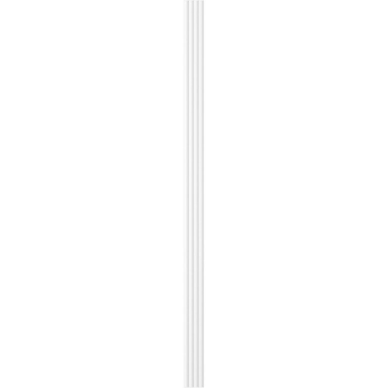 Mexen Strito 01 Strio 01 Fluted Wall Panels 280 x 14.5 cm (2 pieces), White - S120-280-01-301