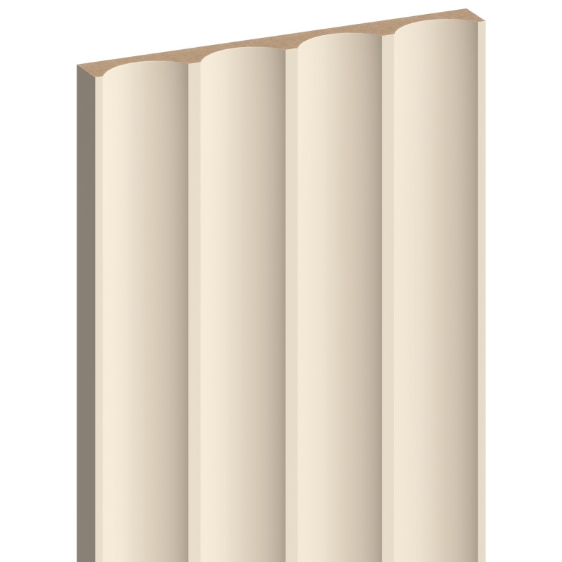 Mexen Strito 01 Strio 01 grooved wall slats 280 x 14.5 cm (2pcs), beige - S120-280-01-303