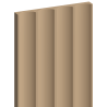 Mexen Strito 01 Strio 01 Fluted Wall Panels 280 x 14.5 cm (2 pcs), Cappuccino - S120-280-01-304