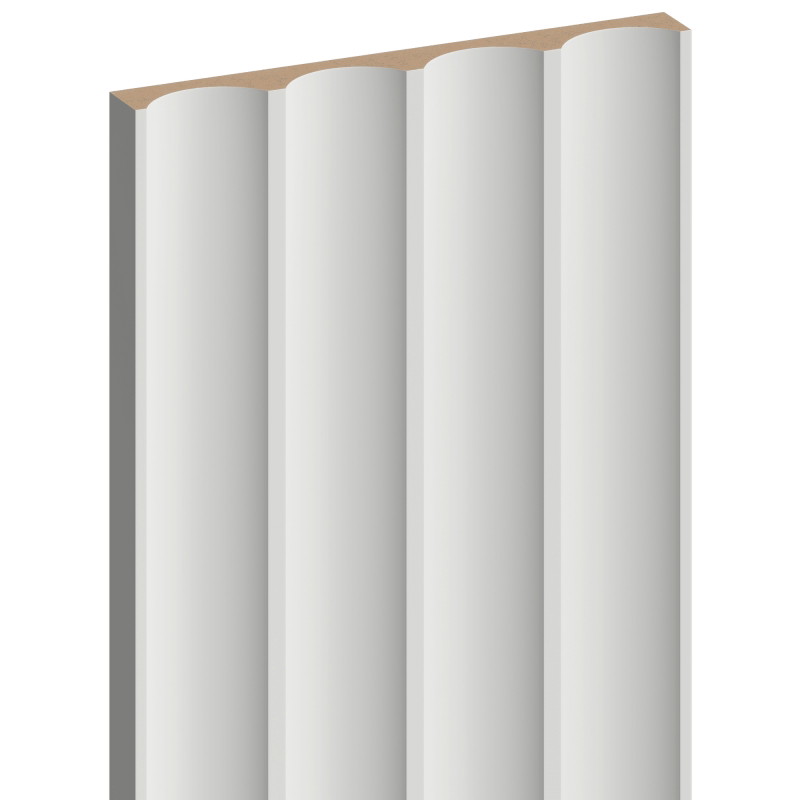 Mexen Strito 01 Strio 01 grooved wall slats 280 x 14.5 cm (2 pcs), light gray - S120-280-01-305