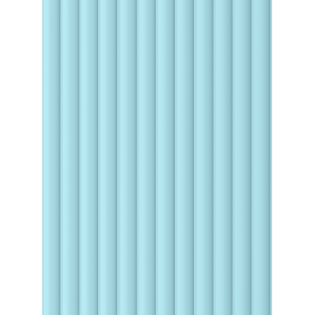 Mexen Strito 01 Strio 01 ribbed wall slats 280 x 14.5 cm (2pcs), blue - S120-280-01-309