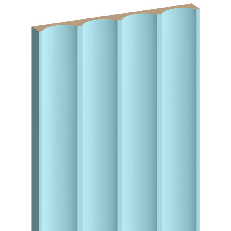 Mexen Strito 01 Strio 01 ribbed wall slats 280 x 14.5 cm (2pcs), blue - S120-280-01-309