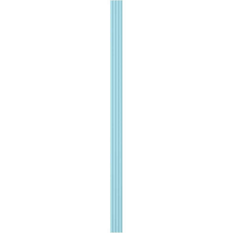 Mexen Strito 01 Strio 01 ribbed wall slats 280 x 14.5 cm (2pcs), blue - S120-280-01-309