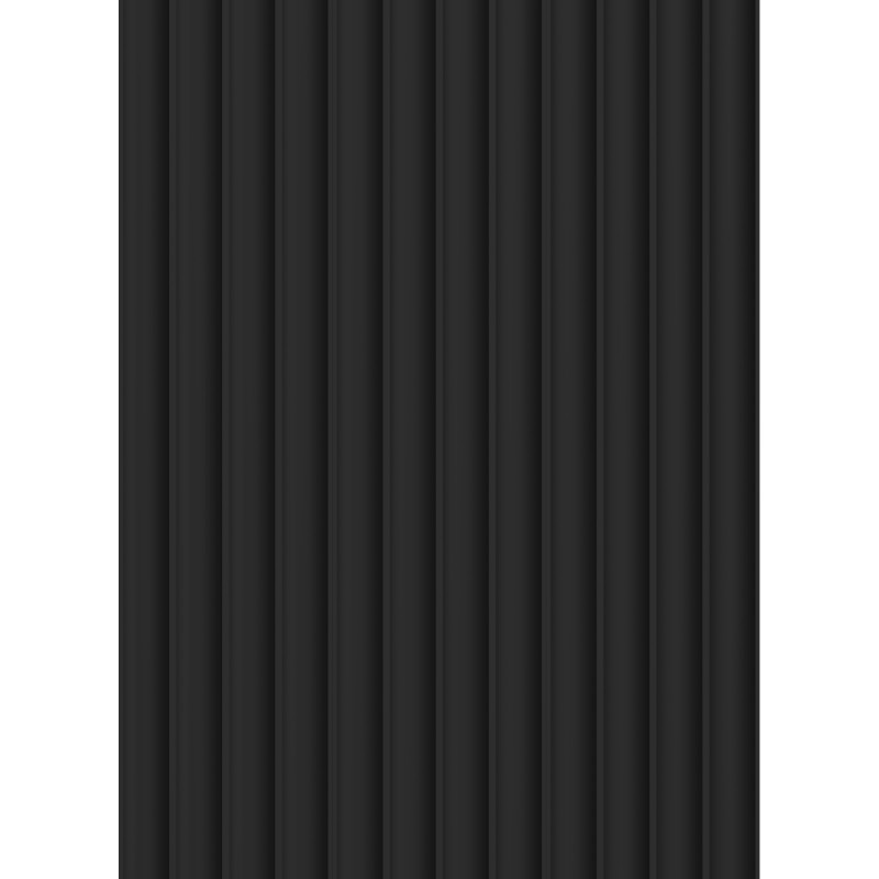 Mexen Strito 01 Strio 01 Grooved Wall Slats 280 x 14.5 cm (2 pcs), Black - S120-280-01-311