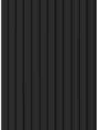Mexen Strito 01 Strio 01 Grooved Wall Slats 280 x 14.5 cm (2 pcs), Black - S120-280-01-311