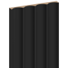 Mexen Strito 01 Strio 01 Grooved Wall Slats 280 x 14.5 cm (2 pcs), Black - S120-280-01-311