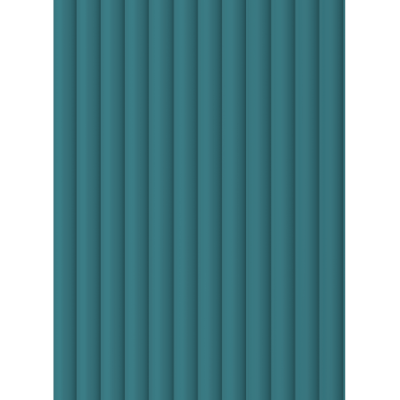 Mexen Strito 01 Strio 01 Wall Slats Grooved 280 x 14.5 cm (2 pieces), Dark Turquoise - S120-280-01-312