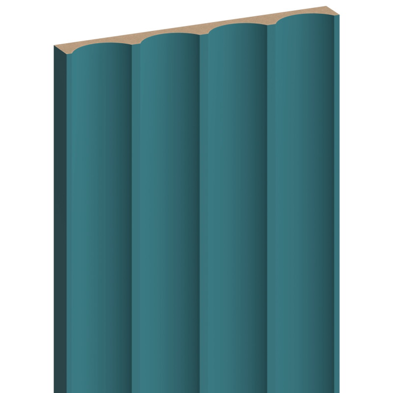 Mexen Strito 01 Strio 01 Wall Slats Grooved 280 x 14.5 cm (2 pieces), Dark Turquoise - S120-280-01-312