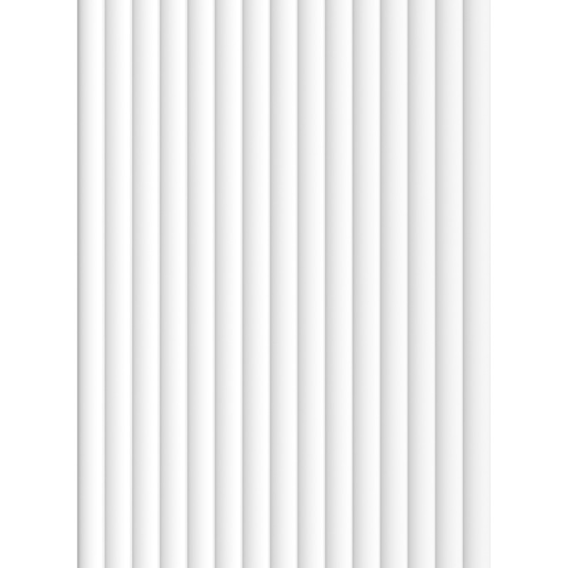 Mexen Strio 02 grooved wall slats 280 x 14.5 cm (2 pcs), white - S120-280-02-301
