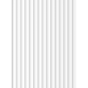Mexen Strio 02 grooved wall slats 280 x 14.5 cm (2 pcs), white - S120-280-02-301