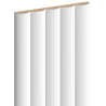 Mexen Strio 02 grooved wall slats 280 x 14.5 cm (2 pcs), white - S120-280-02-301