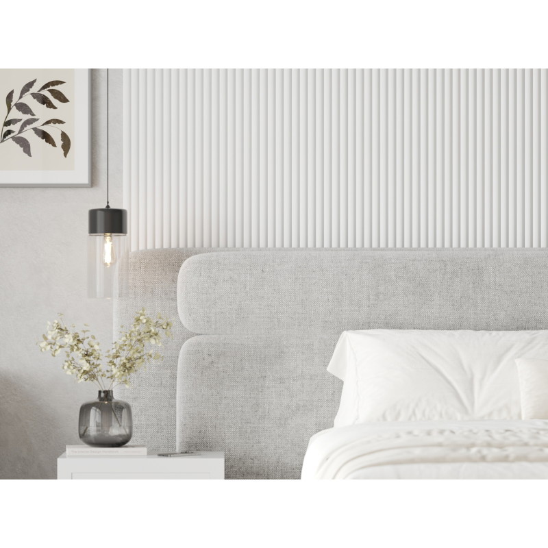 Mexen Strio 02 grooved wall slats 280 x 14.5 cm (2 pcs), white - S120-280-02-301