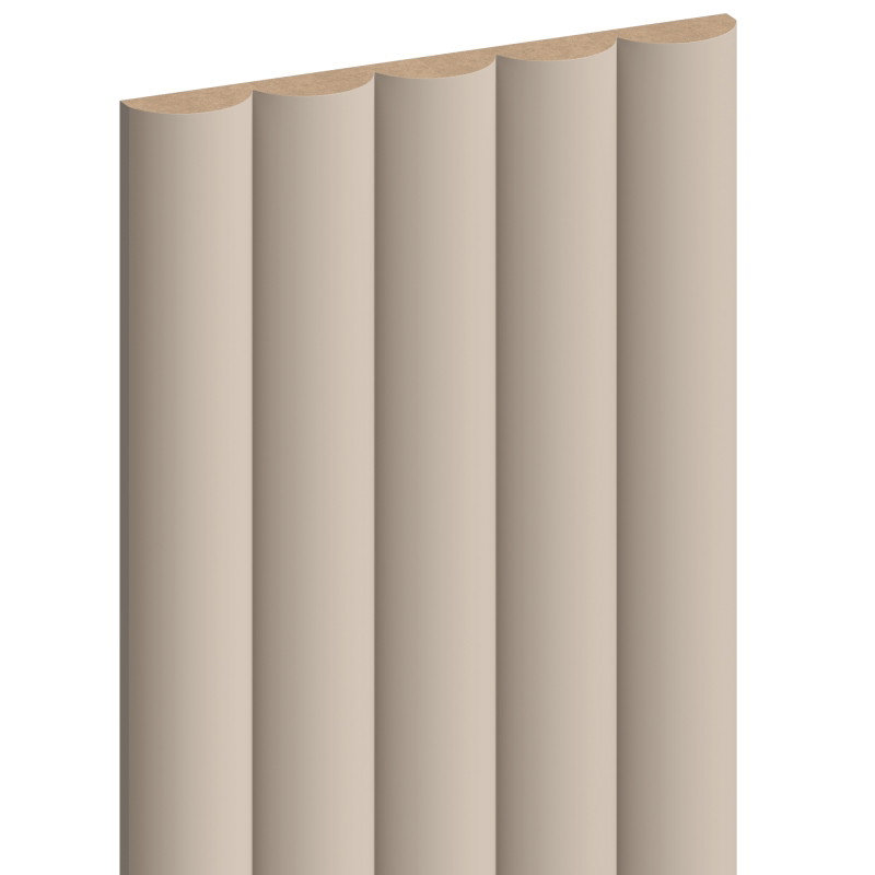 Mexen Strio 02 grooved wall slats 280 x 14.5 cm (2pcs), cashmere - S120-280-02-302